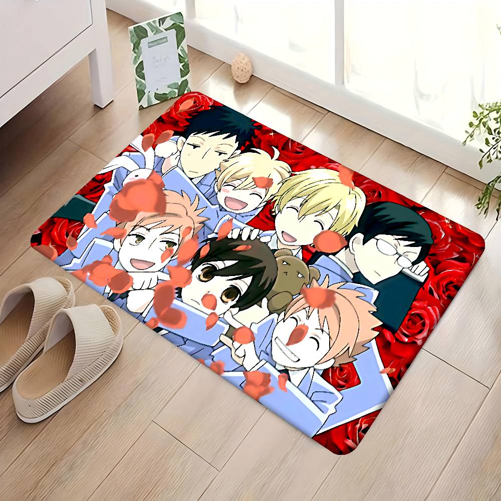 

Anime O-Ouran High School Host Club Bathroom Mat Anti-slip Absorb Water Long Strip Cushion Bedroon Mat Welcome Doormat 40x60 cm