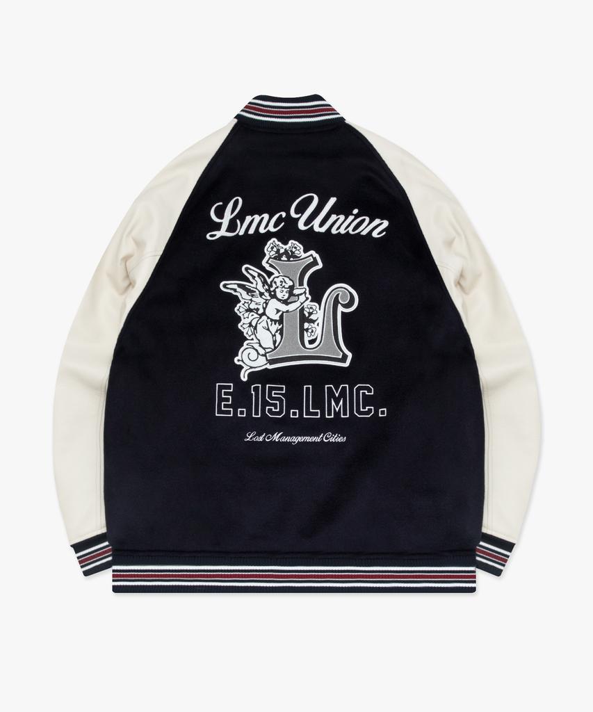 Lmc Union Angel Varsity Jacket Navy