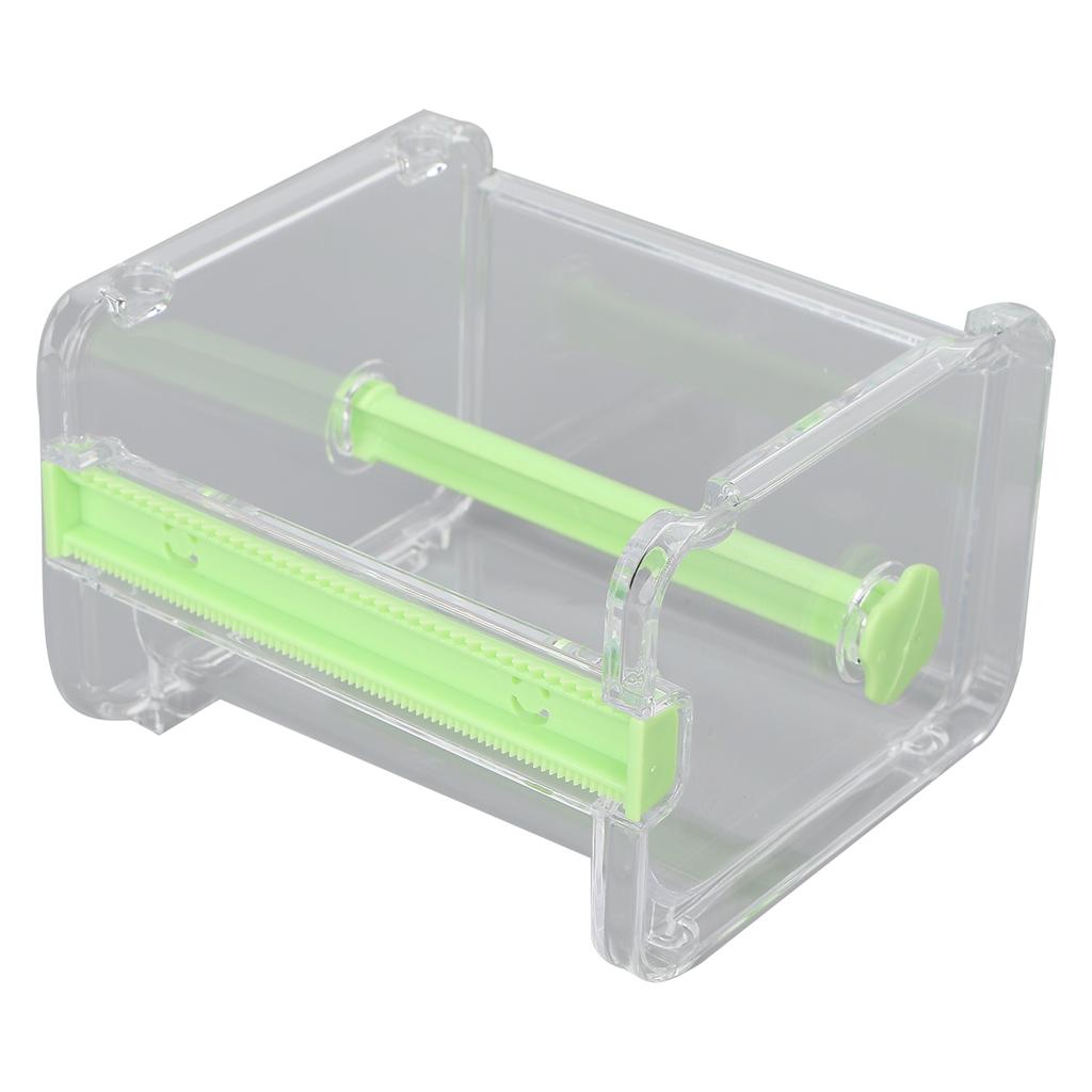 Gjennomsiktig Multi Masking Tape Cutter Dispenser Synlig Roll Tape Holder for hjemmekontor