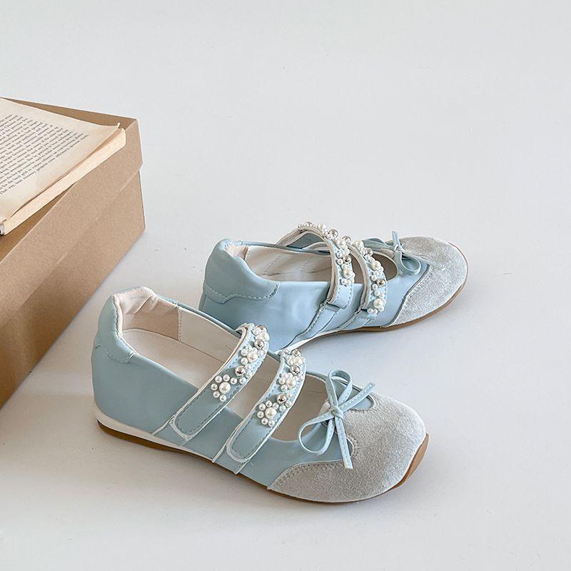 

Ballet style flat-bottomed versatile shallow mouth sports Mary Jane single shoes women s 2025 new fashionable and comfortable height-enhancing 40 синий