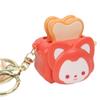 Exquisite Toaster Keychain Mini Cartoon Keychain Bag Accessories Animal Pendant  Couple