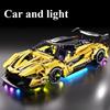 Racing building block toys, racing model building blocks 1:14 DIY sports car building block puzzles, children's gifts