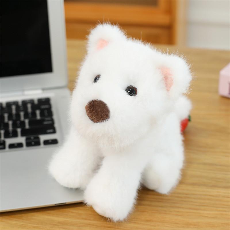 Akita Dog Plush Toy Cute Stuffed Animal Gift For Kids And Collectors