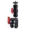 Andoer Multi function Ball Head Clamp Ball Mount Clamp Arm Super Clamp with 1 4 20 Thread for GPS Phone LCD DV Monitor