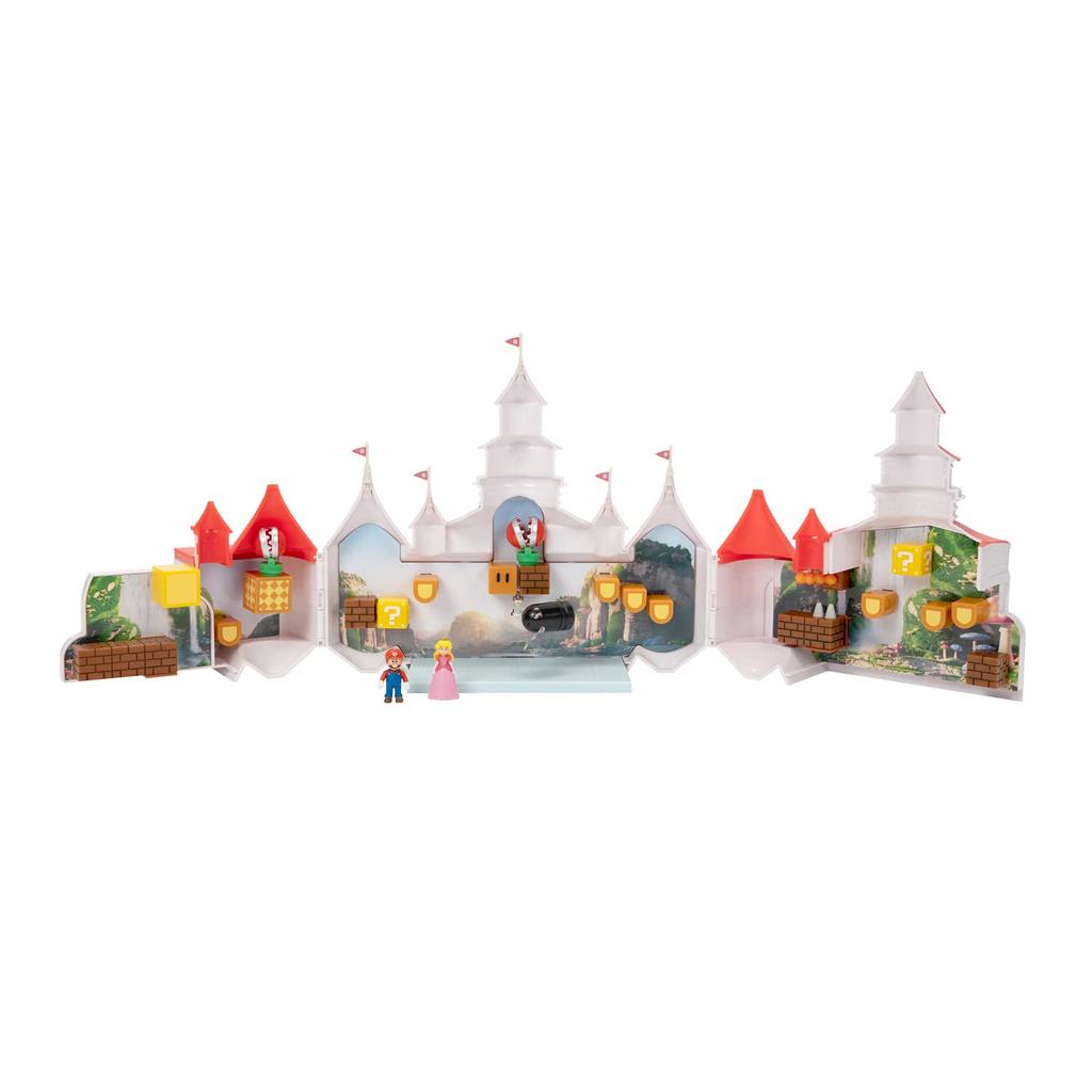 San-ei Boeki The Super Mario Bros. Movie DX Playset Peach's Castle W24.5×D9.5×H20.8cm Miscellaneous Goods TSM-13