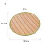 Imitation Bamboo Weaving  Pot Vegetable Plate Barbecue Plate Serving Plate Restaurant
