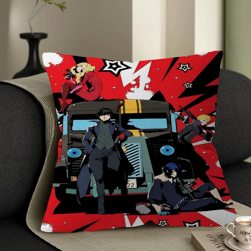 Persona 5 Gaming Pillow Cover Sofa Cushion Cover Home Room Decoration Children Gift