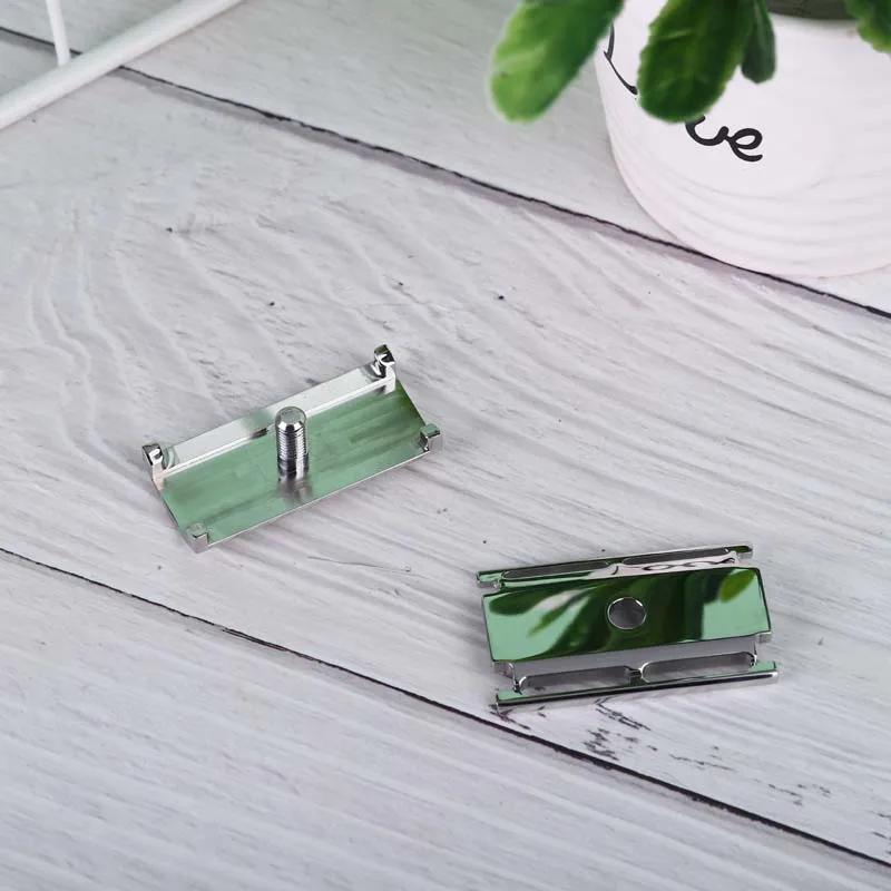 Yaqi Mens 316 Polished Stainless Steel Sentinel ssp Safety Razor Head With 1.5mm Blade Gap For Mens  Travel Portable Razor Head