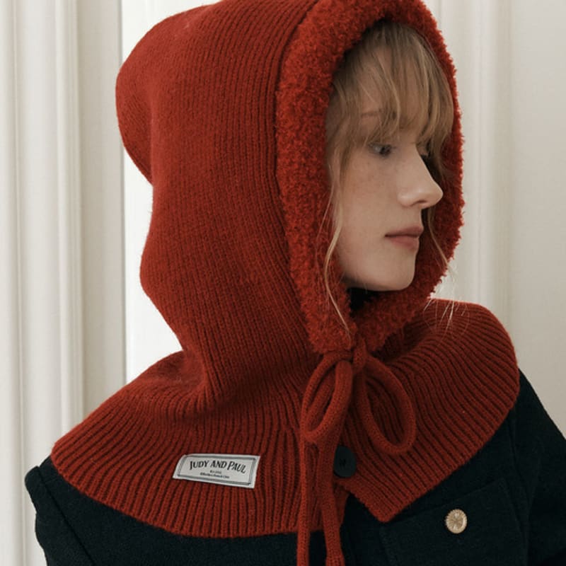 JUDY AND PAUL Hoodie Fur Balaclava (7 colors)