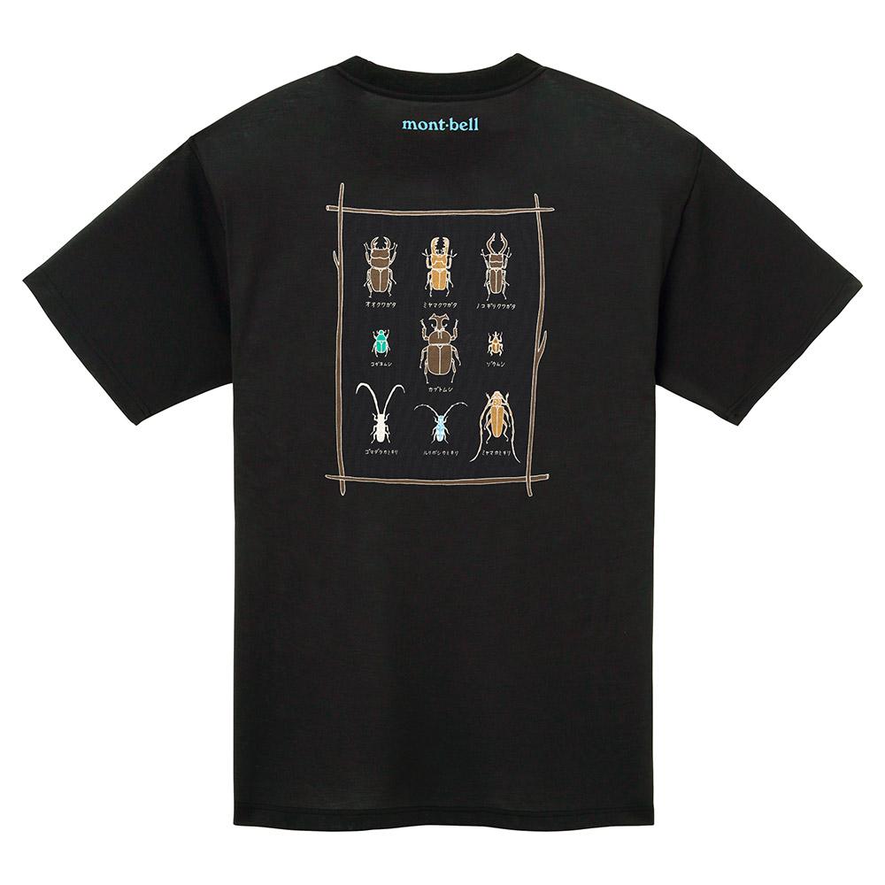 

MONTBELL Japanese Animal Print Crew Neck Outdoor Casual Quick-Drying Breathable Short Sleeve T-Shirt Unisex S