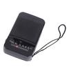 Portable AM FM Radio Black Color Headset Pluggable Built in Loud Speaker AM FM Transistor Radio