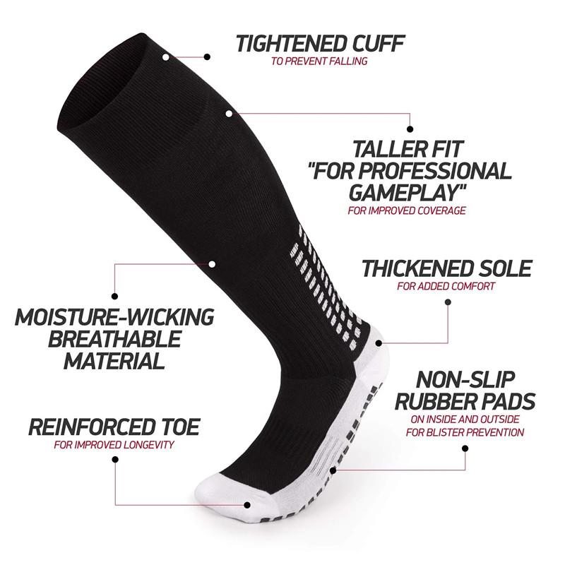 Soccer Socks Men'S Long Tube Adult Professional Training Thickened Non-Slip Towel Bottom Sports High Tube Athletic Socks