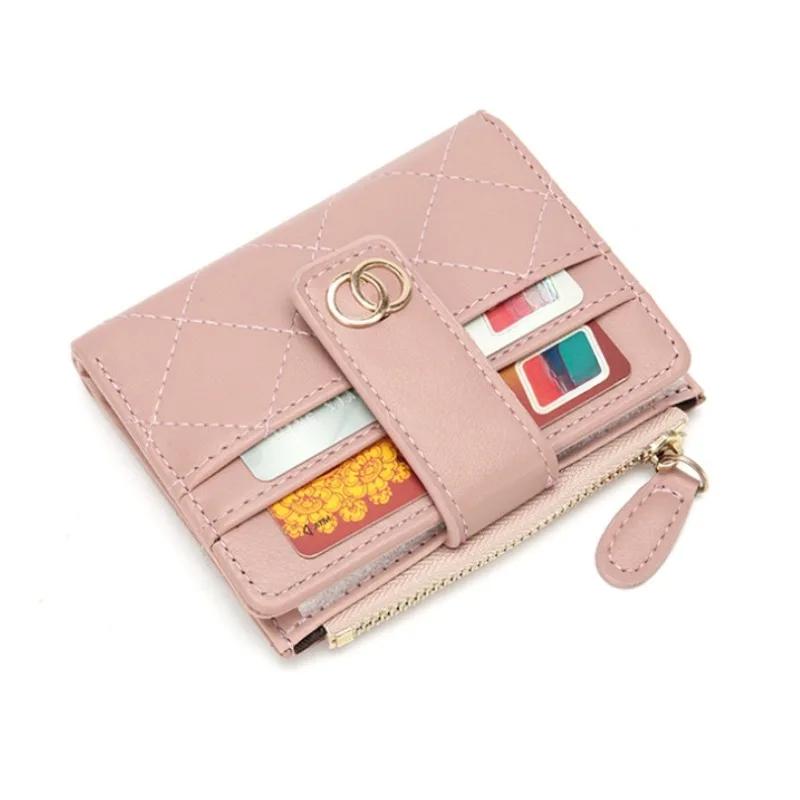 Women Wallets PU Leather Female Purse Mini Multi-Cards Holder Coin Short Wallets Slim Small Wallet Zipper