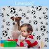 Wasserdichte PVC-Wandaufkleber mit Fußballmotiv für Kinderzimmer und Wohnbereich