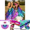 Childrens Peacock Costume Set With Mask And Wings For Halloween And Party Dress Up