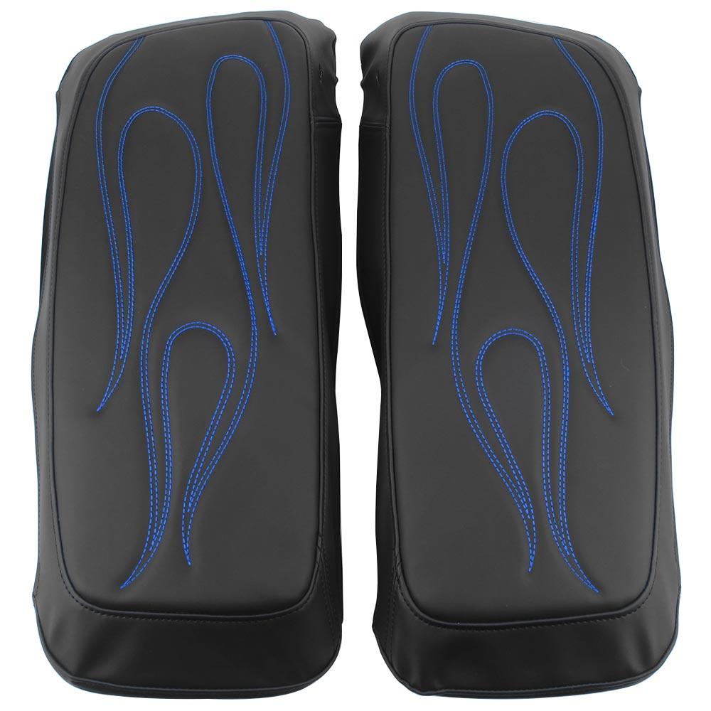 Motorcycle Accessory 1Pair Rear Hard Saddlebag Lid Covers Leather Fit For Harley Touring Road King Special FLHRXS 2017-2024