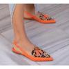 Fashion New Summer Color Block Women's Shoes 40-43 Large Pointed Tassel Low Heel Back Air Sandals High Heels Womens Shoes