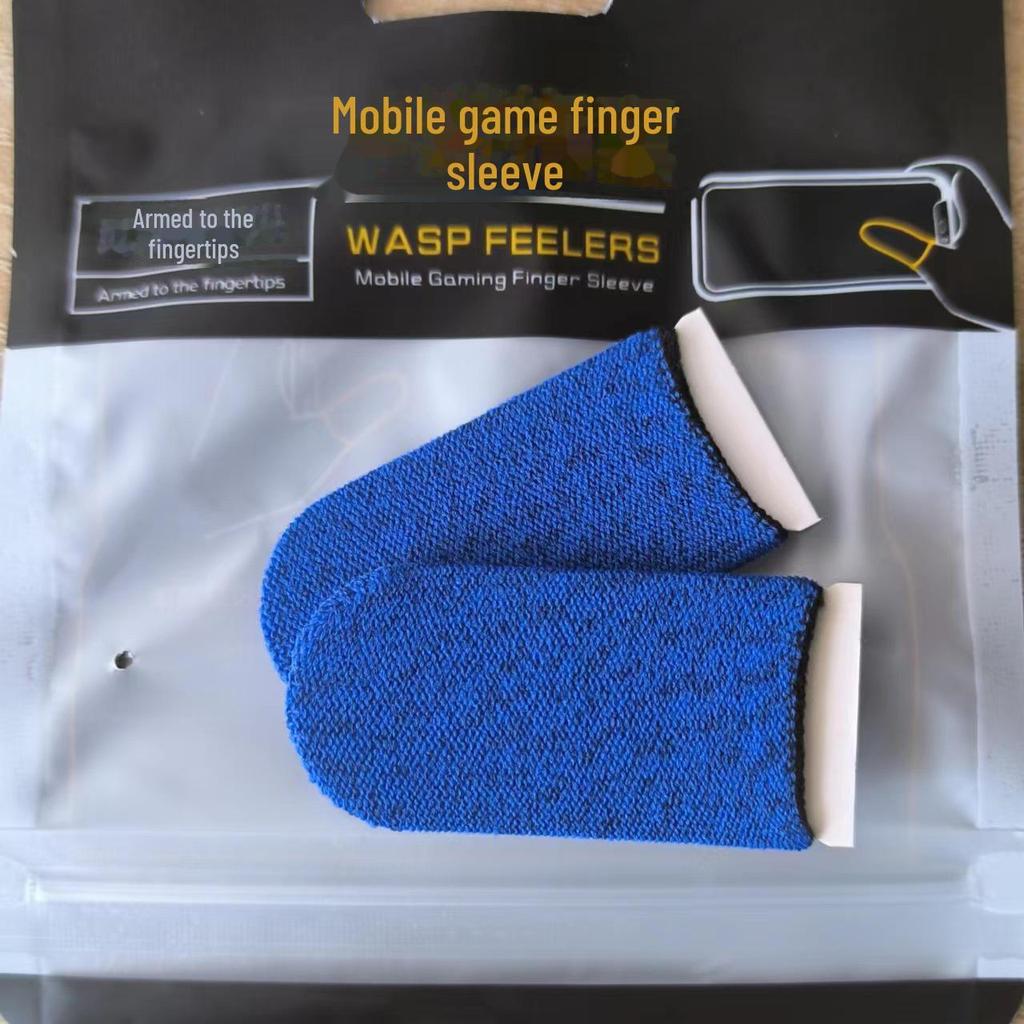 Ultradünne kabellose Gaming-Fingerlinge aus Silberfaser - Schweißfestes Doppelstück für Mobile Gaming