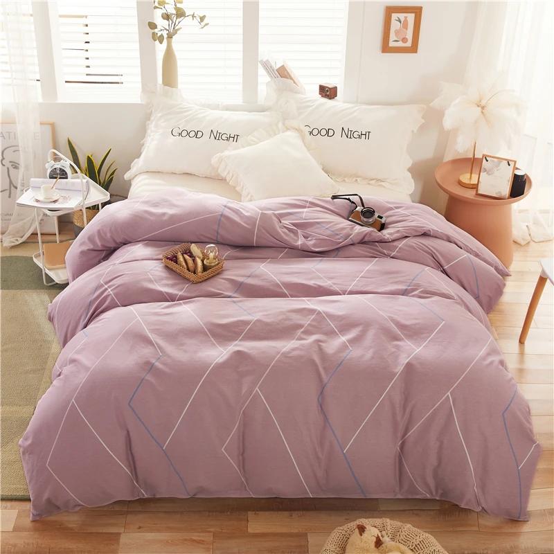 Printing Cotton Duvet Cover Single Double Queen Size Quilt Cover High Quality Comforter Cover Skin Friendly Fabric 1Pc