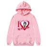 I Love Girlfriend Reze Hoodies Anime Pattern Printed Long Sleeve Pullover New Harajuku Sweatshirt Unisex Streetwear