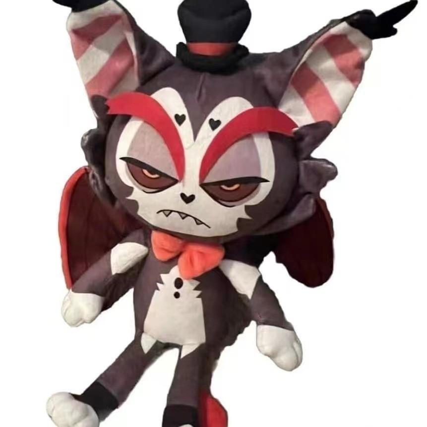 Hazbin Hotel Plush Hell Cat 9 One-eyed Stuffed Animal Toy 28cm Short Plush