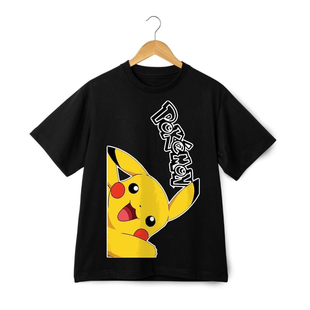 Pikachu Graphic T-Shirt Retro Cool Anime Pokémon Character Streetwear Tee