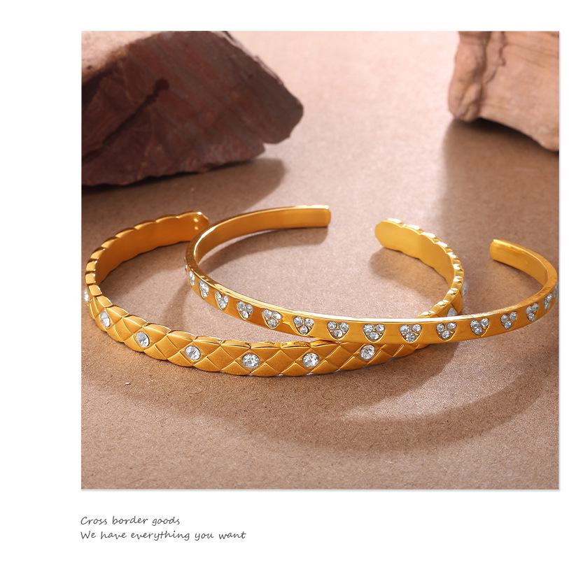 Retro Geometrisches Gewebtes Armband Set: Stapelbare, Hohlgefugte Offene Armbänder