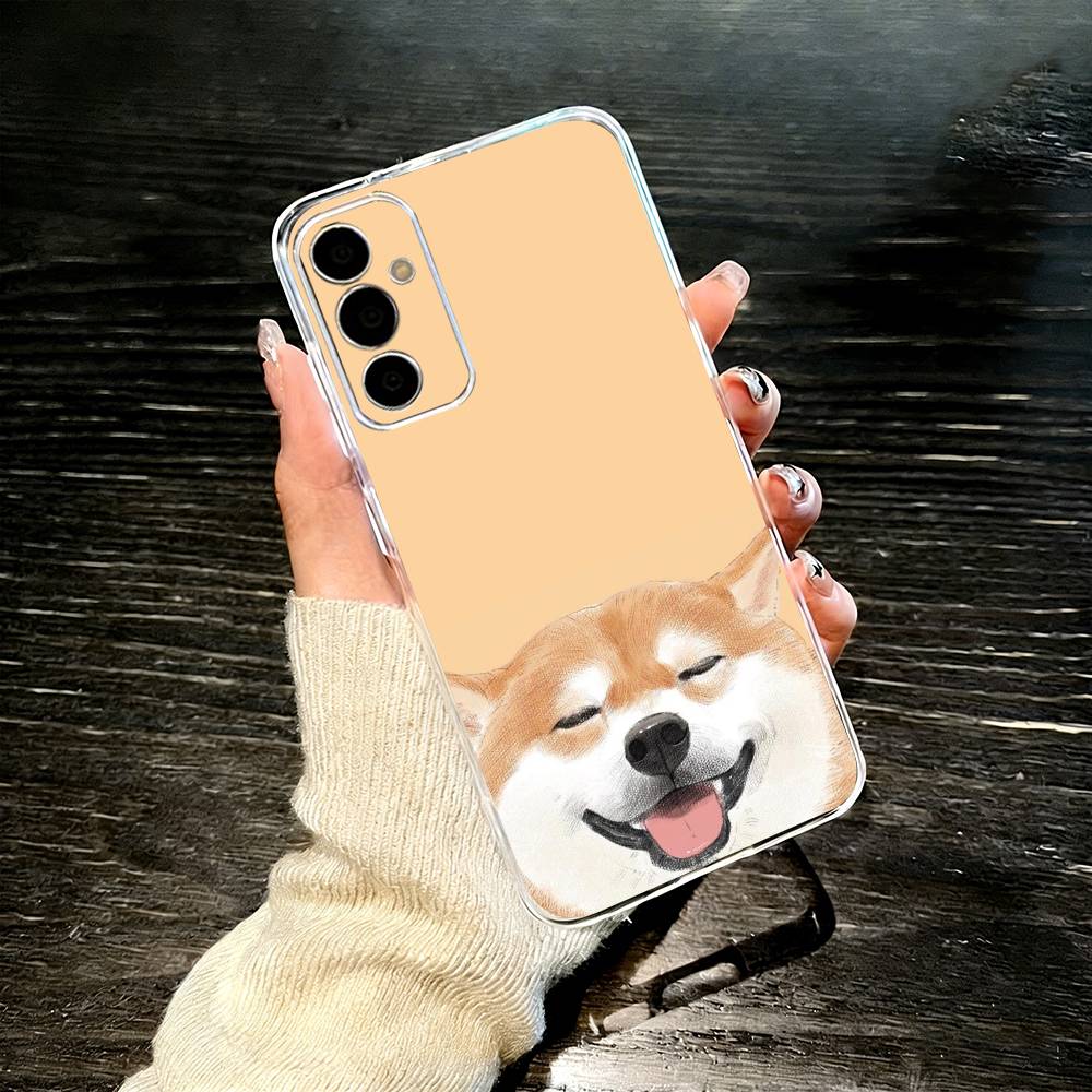 c-Corgi Pet Cute Dog Cartoon   Phone Case For SamsungA10,12,20,21S,30,31,40,50,51,52,70,71 Transparent Cover