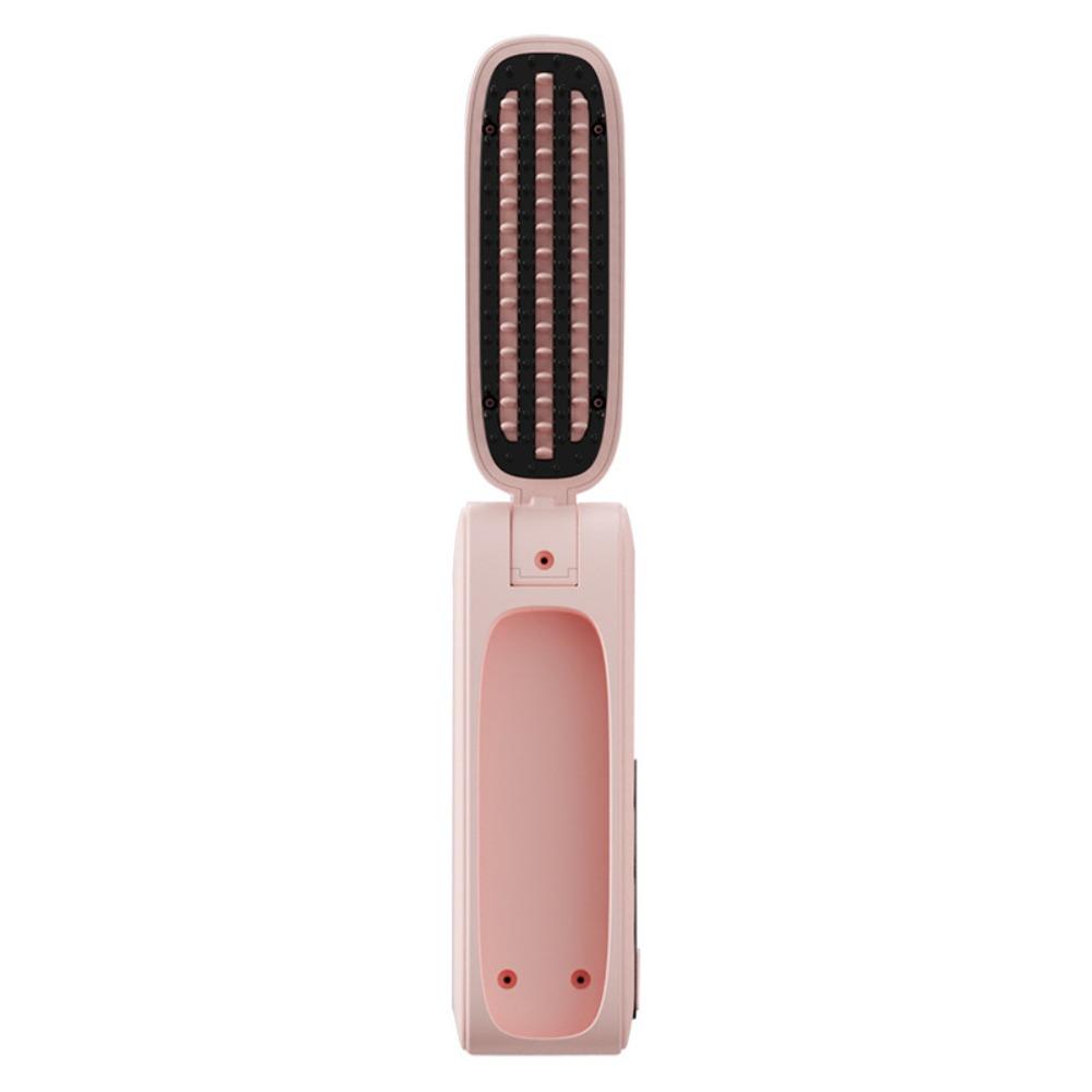 Foldable Mini Straight Hair Brush Portable Portable Hair Straightener Bangs Curling Iron  for Home