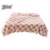 Soft Baby Blanket Bed for Fluffy Checkered Plush Breathable Chessboard Pattern Weaved Polyester All Season