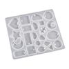 4 Pcs Multiple Styles Earring Combination Keychain Silicone Mold Epoxy DIY Craft