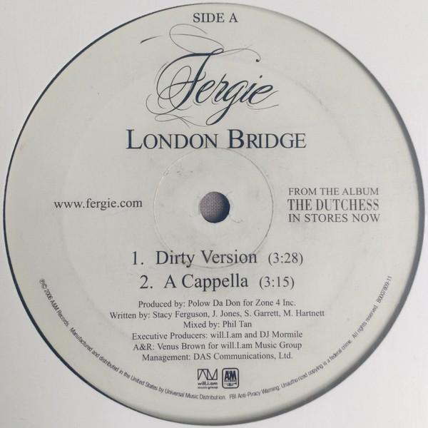

12inch Record FERGIE London Bridge B000780911 AM 2006 US Rap HipHopRB Used