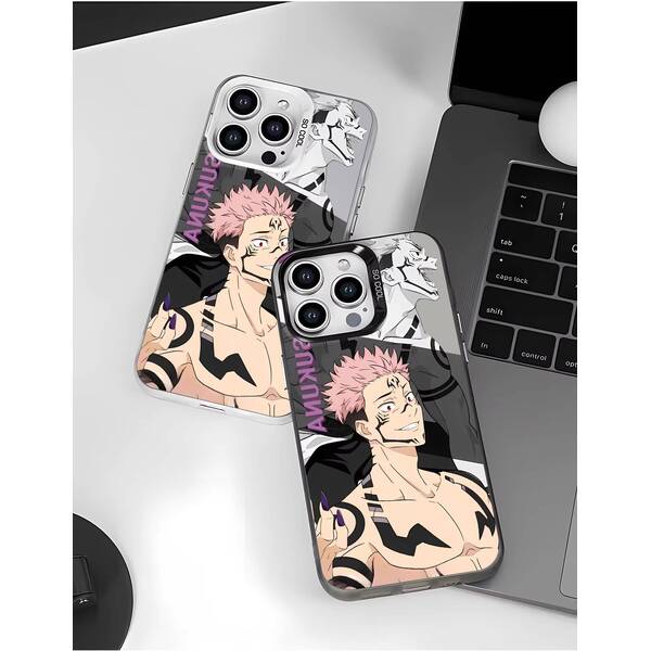 Hot Sale Anime Characters Colored Sier Phone Case For Iphone 15 Max 14 13 12 11 X IMD Transparent 16 Pro Shockproof Cover