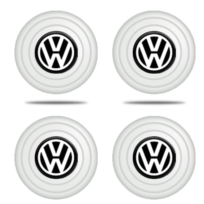 2026 Hot Valve Stems Caps Car Silicone Door Shock Stickers Absorber Soundproof Buffer Pier For VW Volkswagen Golf Polo Passat Tiguan Tour