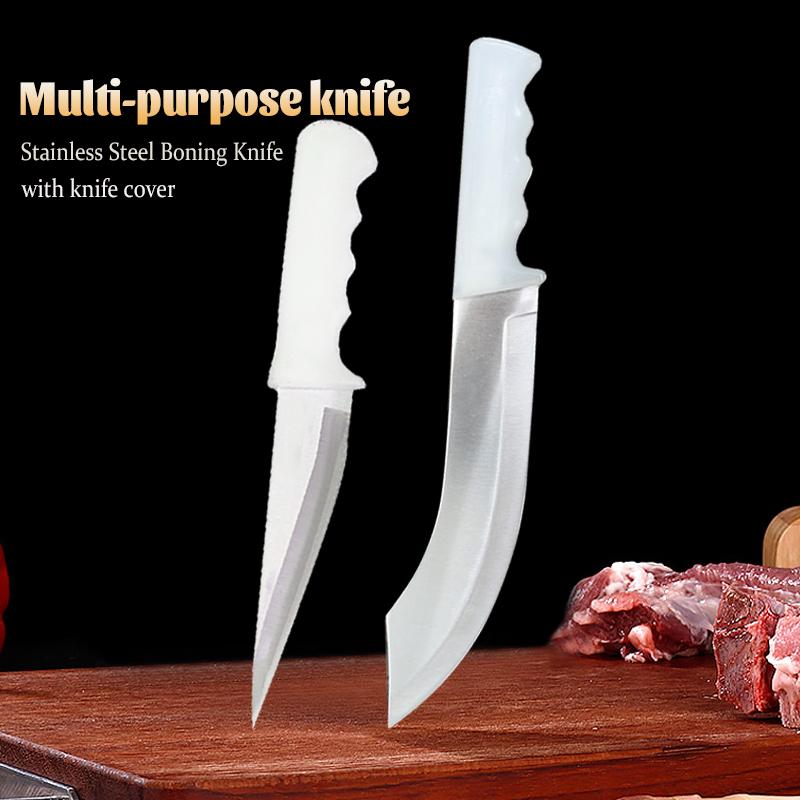 Professional Kitchen Boning Knife Set Stainless Steel Cooking Chef Knives Comfort Handle Meat Cutting Fruit Slicing Knife
