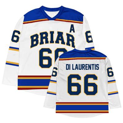 Off Campus Langarm T-Shirt Briar University Hockeytrikot Graham 44 22 DI LAURENTIS 66 Tucker 46 Druck T-Shirt Druck Cosplay Individuell Herren T-Shirts