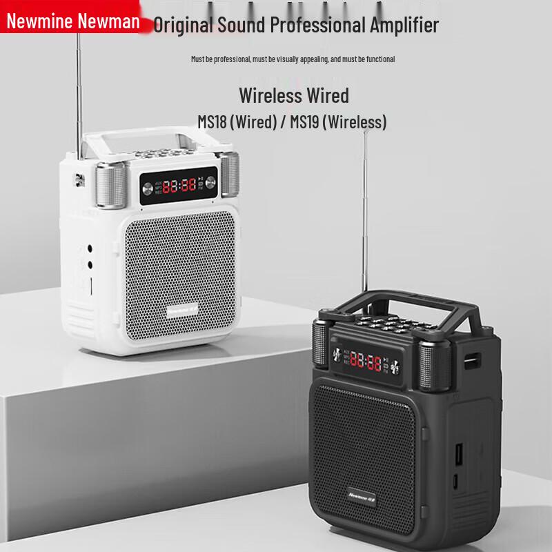 Newman MS19 Dual-Mic 35W Portable Wireless Voice Amplifier