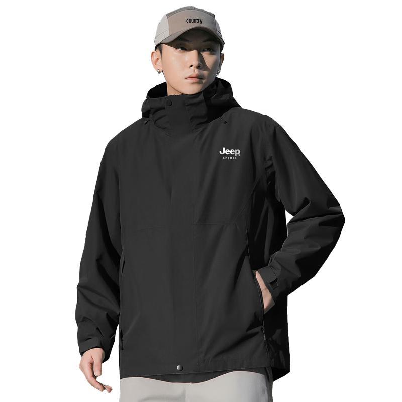 JEEP SPIRIT Unisex 3-in-1 Water-Repellent Hooded Jacket M