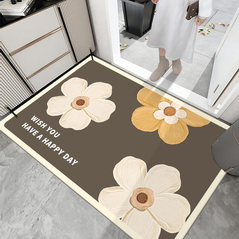 Diatom mud bathroom floor mat, water absorption door, toilet, kitchen king size floor mat, non-slip bathroom, bath mat