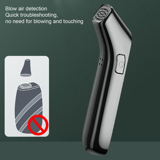 Tragbarer Alkoholtester, Alkoholtester, einfach zu bedienende Digitalanzeige, hochpräziser wiederaufladbarer kabelloser Tester, persönlicher Alkoholtester