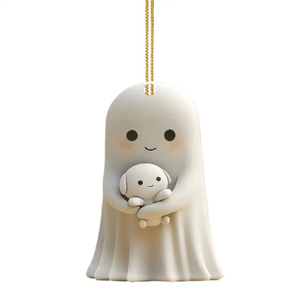 Halloween Hanging Ornaments Ghost Decoration Christmas Tree Decorations Ornament Acrylic Mini Halloween Decor For Party 202 Y3Q1