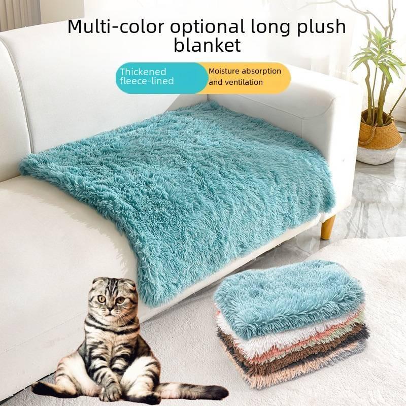 Puppy Pet Dog Cat Plush Fabric Blanket Bed Soft Fluffy Warm Throw Sofa Pad Mat