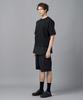 COMSPACE1980 Overside Shirt Variation Layered T-Shirt_Black