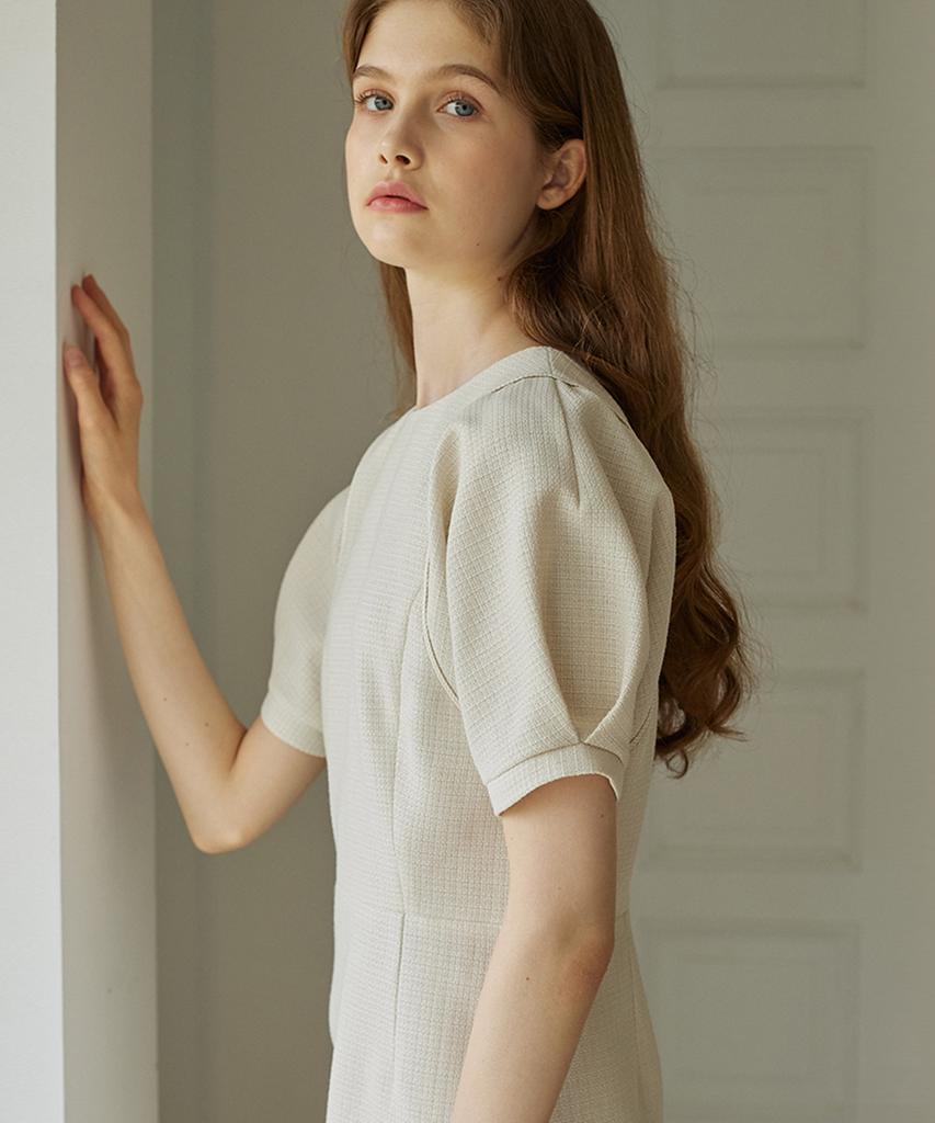 NONLOCAL Tweed Line Dress 2 Colors