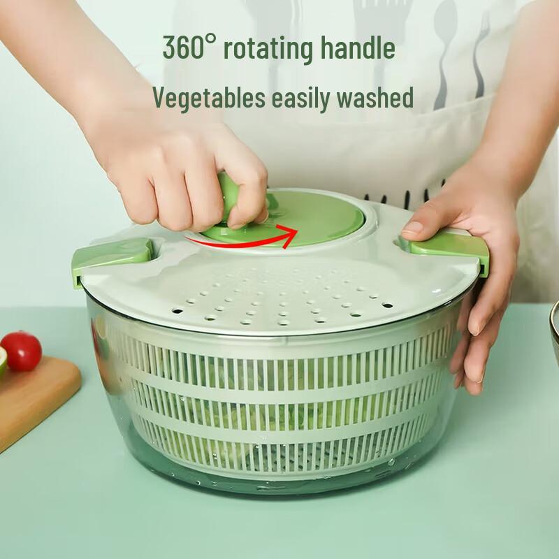 Baijie Manual Vegetable Salad Spinner