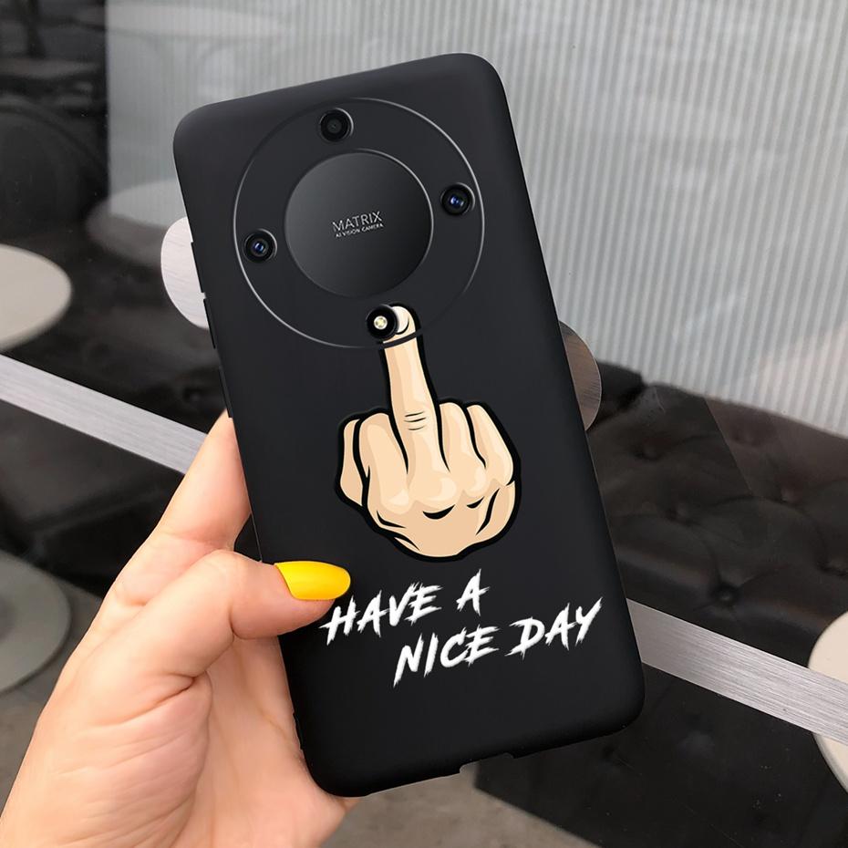 For Honor X9a Fashion Feather Cloud Pattern Phone Case For Honor X9a 5G X 9a ROM-NX1 Candy Color Soft Silicone TPU Back Cover