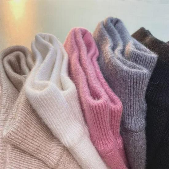 2023 Trendy Loose Wide-Leg Gestrickte weiße Hose für Damen