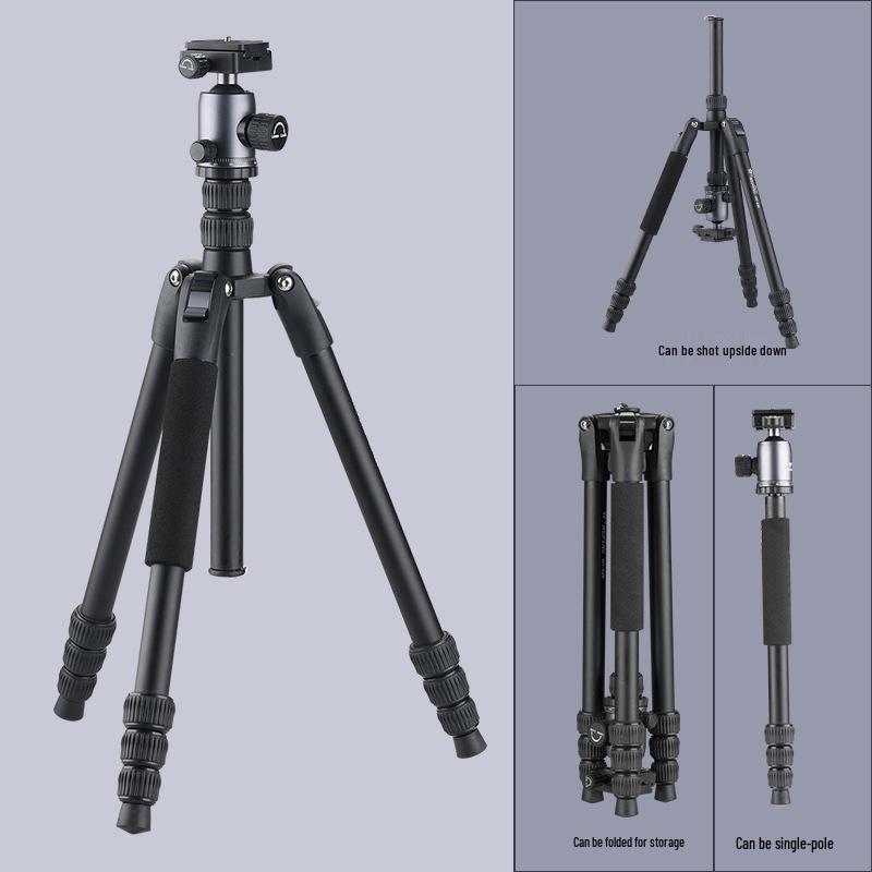 8 Wei Feng 628B Portable DSLR & Mirrorless Camera Tripod for Professional Photography & Mobile Selfies