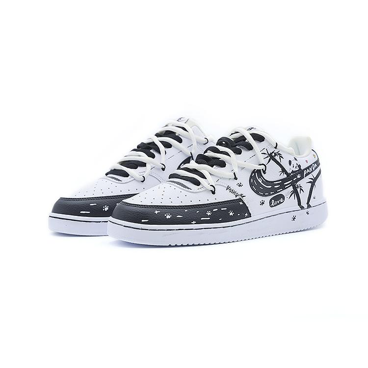Nike Court Vision 1 Low Next Nature Rutschfest Abriebfest Niedrig geschnittene Skateboard-Schuhe Herren DH2987-101(Team103-)