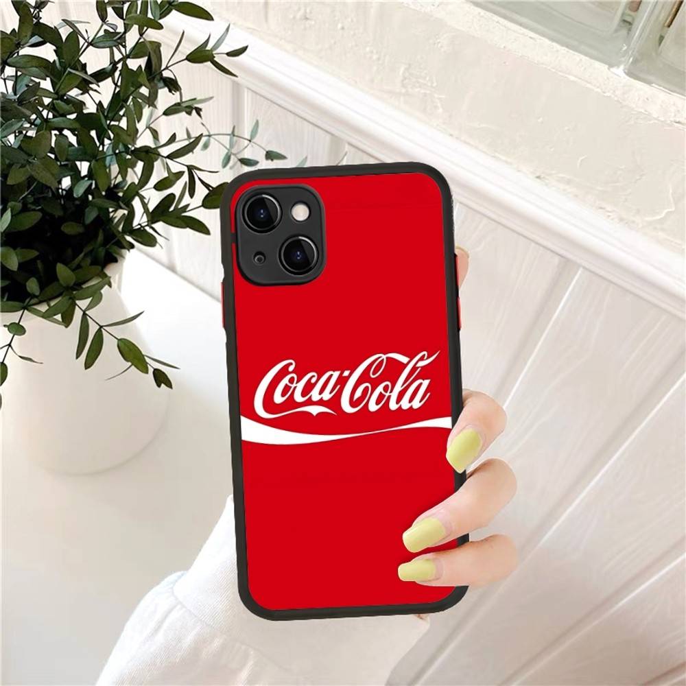 Coca-cola Vintage Matte Translucent Phone Case For Iphone 16 ProMax 15 14 13 12 11 X XS PRO Plus
